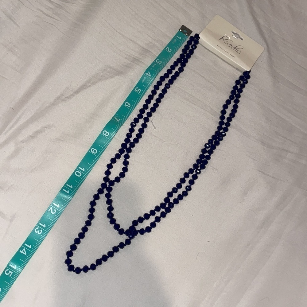 Riah Fashion Beaded Necklace Costume Jewelry - Picture 6 of 10